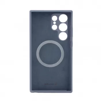 Evelatus Samsung Galaxy S24 Ultra Premium Magsafe Soft Touch Silicone Case Midnight Blue