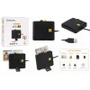 iLike 4-in-1 USB Smart Card Reader su SIM, SD ir Micro SD palaikymu, CAC skaitytuvas ID kortelėms, banko kortelėms, eID ir atminties kortelėms, juoda