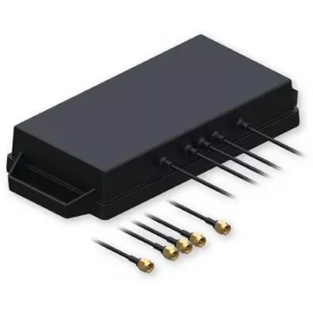 Teltonika 5G/GNSS Combo Antenna su SMA jungtimis - 3m kabelis - Juoda