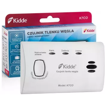 Kidde K7CO Anglies monoksido detektorius su skaitmeniniu LCD ekranu