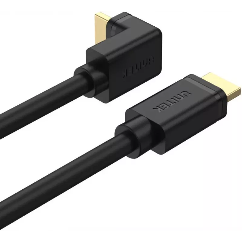 UNITEK Y-C1009 HDMI 2.0 kabelis su 270 laipsnių kampu 4K 3m juodas