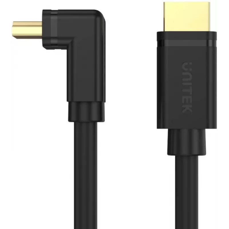 UNITEK Y-C1009 HDMI 2.0 kabelis su 270 laipsnių kampu 4K 3m juodas