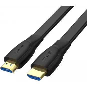 Unitek High Speed HDMI 2.0 plokščiasis kabelis, 1,5 m, 4K 60Hz