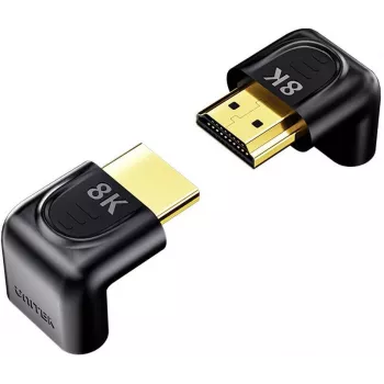 UNITEK 8K HDMI Angled Adapter 90° and 270° (2-Pack) - Juoda