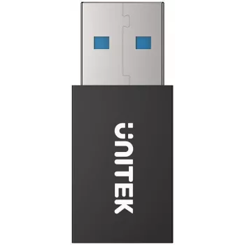 UNITEK USB-A Data Blocker Adapter - Charge-Only, Juodas