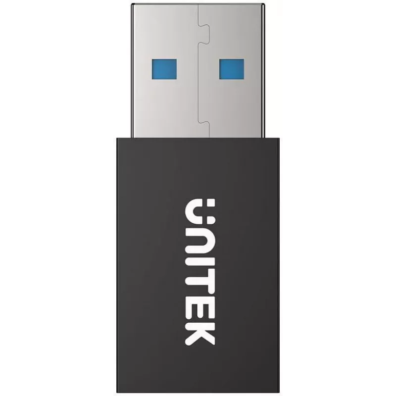 UNITEK USB-A Data Blocker Adapter - Charge-Only, Juodas