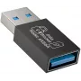 UNITEK USB-A Data Blocker Adapter - Charge-Only, Juodas