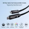 UNITEK USB-C Active Optical Cable 5m - 10Gbps, PD 60W, 8K@30Hz, Juoda