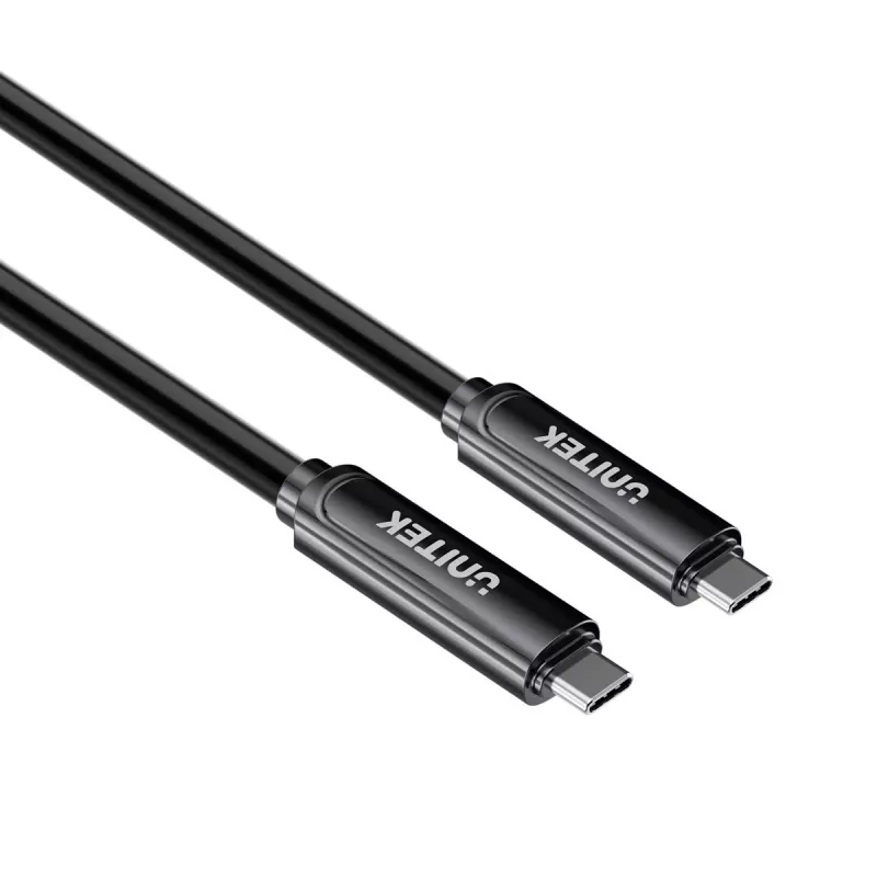 UNITEK USB-C Active Optical Cable 7m – 10Gbps, PD60W, 8K@30Hz, Black