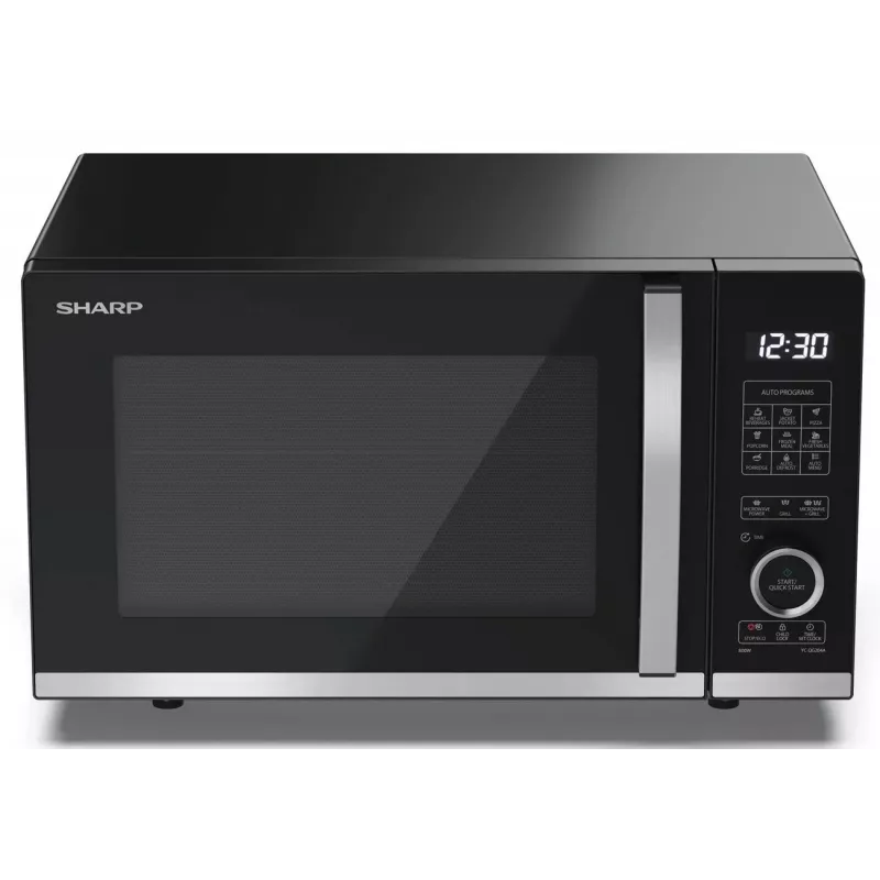 Sharp YC-QG204AE-B Kombinuota Mikrobangų Krosnelė su Griliu, 20L, 800W, Juoda