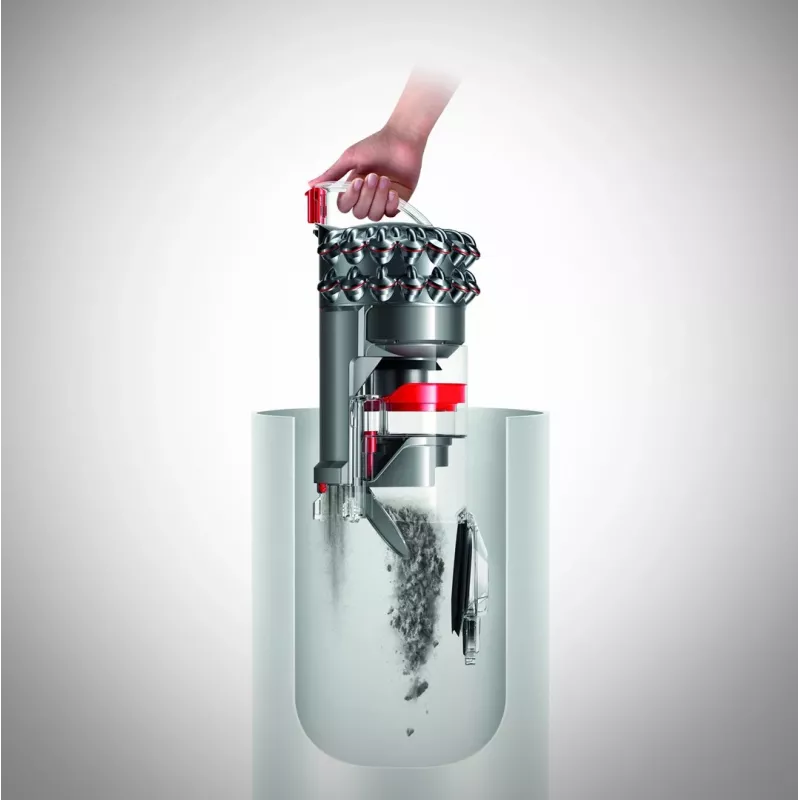 Dyson Cinetic Big Ball Absolute 2 cilindrinis dulkių siurblys, pilkai raudonas