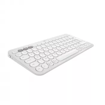 Logitech Pebble Keys 2 K380s belaidė klaviatūra, Tonal White