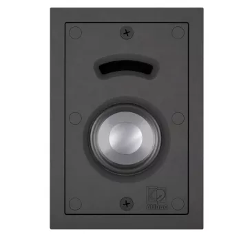 AUDAC MERO2 2 krypčių sieninis garsiakalbis, 5.25 inch žemų dažnių garsiakalbis, 1 inch kupolinis aukštų dažnių garsiakalbis, 40W RMS, 8 Ohm, baltas (RAL9010)