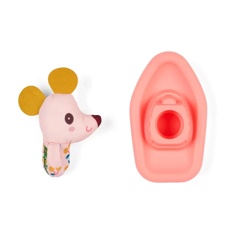 Lilliputiens vonios žaislas valtis su Nina the Mouse pliušiniu 6m+