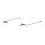 HP L52009-001 Vyrių rinkinys, skirtas HP 15-DW/15-DY/15-DA/15-DB/250 G7/255 G7 serijoms – kairysis ir dešinysis ekrano vyriai (juoda/sidabrinė)