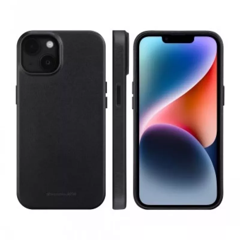 DBRAMANTE 1928 Roskilde MagSafe Back Cover for iPhone 14 – Juoda