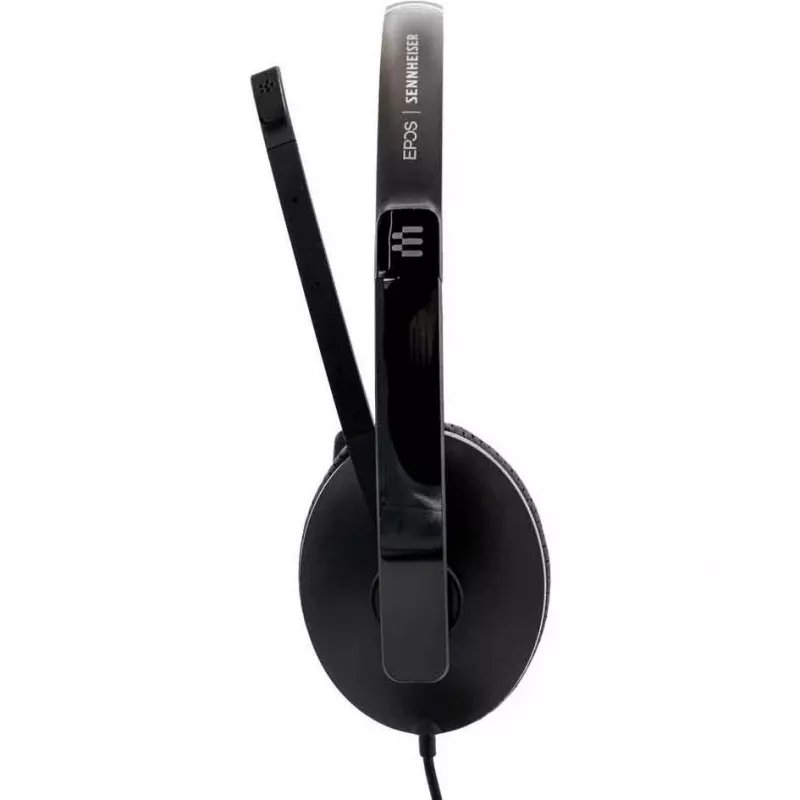 Sennheiser ADAPT 100 Wired On-Ear Headset su triukšmą slopinančiu mikrofonu, USB-A, juoda