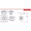 VCX WESA LC 36A LED Rotary Dimmer 200/600W White