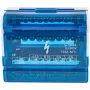 VCX BLK 411 4-Pole 11-Terminal Distribution Block 100A 1000V Grey