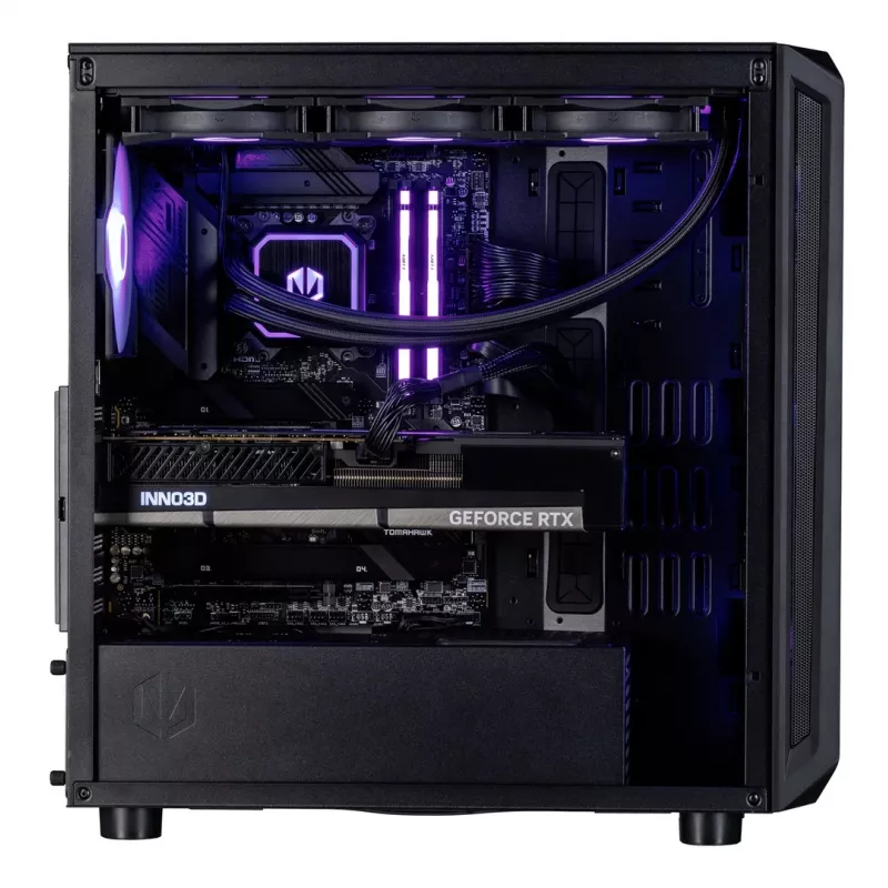 „Actina“ stalinis kompiuteris „Intel Core Ultra 9 285K“ 64 GB DDR5-SDRAM 2 TB SSD „NVIDIA GeForce RTX 5090“ Midi Tower juodas