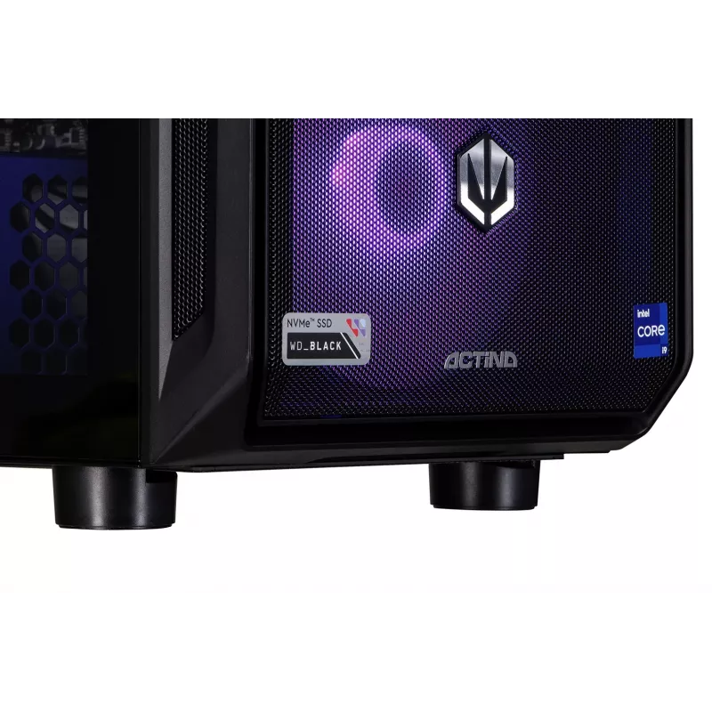 „Actina“ stalinis kompiuteris „Intel Core Ultra 9 285K“ 64 GB DDR5-SDRAM 2 TB SSD „NVIDIA GeForce RTX 5090“ Midi Tower juodas