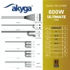 Akyga Ultimate AK-U4-600 ATX maitinimo blokas 600 W, 80 PLUS Bronze, aktyvus PFC, 120 mm ventiliatorius