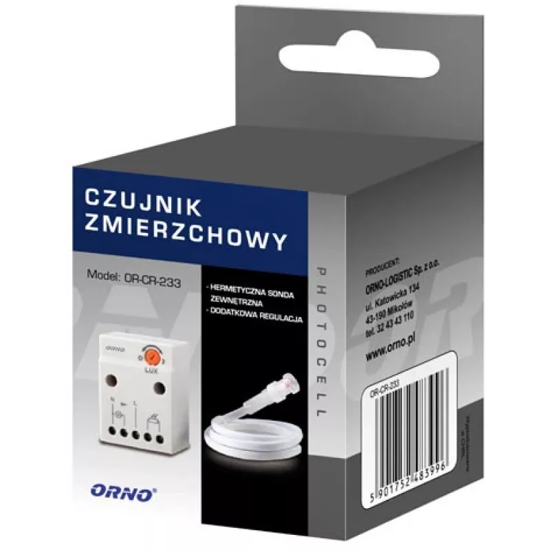 ORNO OR-CR-233 prietemos jutiklis su zondu
