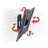 OPTICUM TV Mount AX FLEXI 13-42 inch Full-Motion Wall Bracket Black