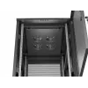 Lanberg 19 colių 18U 600x800 mm juodas ant grindų montuojamas stelažo korpusas su perforuotomis durimis (plokščias paketas)