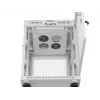 Lanberg FF01-6615-23SL laisvai pastatoma 19 colių spinta 15U 600x600 pilka su perforuotomis durimis ir LCD ekranu, plokščia pakuotė