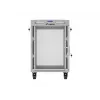Lanberg 19 colių 15U 600x800 pilkas ant grindų statomas spintos stovas su perforuotomis durimis ir LCD (plokščias paketas)