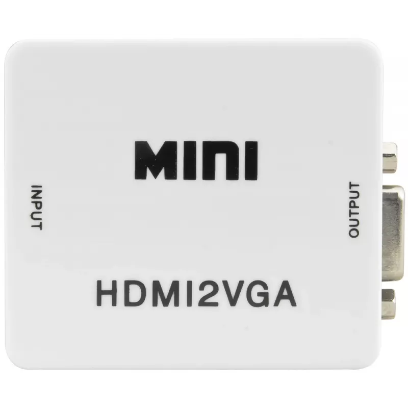 PULSAR HDMI į VGA keitiklis su garsu – juodas