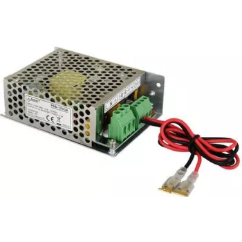 Pulsar PSB-12V3A 13.8V/3A buferinis maitinimo blokas, įmontuojamas, 170-260V AC įėjimas, 12-15V DC reguliuojama išėjimo įtampa, skirtas 12V švino-rūgšties akumuliatoriams 7-40Ah