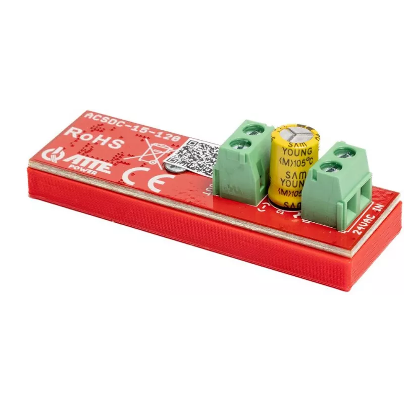 ATTE AC-DC žeminamasis keitiklis 24VAC/12VDC 15A 120W ACSDC-15-120