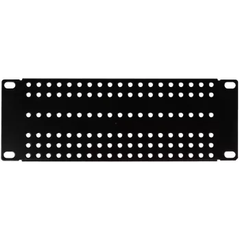 ATTE ADD-RACK10-2U1 10-Inch 2U Rackmontavimo adapteris su tiesiomis skylutėmis, juodas