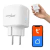 GreenBlue nuotoliniu valdymu WiFi rozetė GB735 W su energijos matuokliu, laikmačiu, Alexa/Google Home