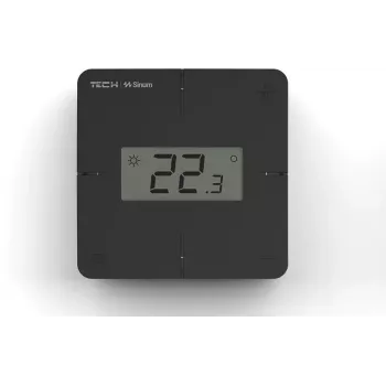 Tech Sterowniki R-S1 Wired Room Thermostat Black