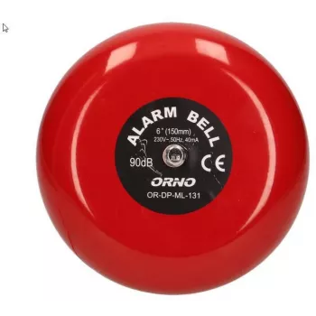 ORNO OR-DP-ML-131 Mokyklos skambutis 230V AC 85dB Raudonas Plieninis