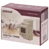 ORNO OR-PRE-433 elektroninis savaitinis laikmatis, DIN bėgelis, 16A/3680W, 16 programų, 230V