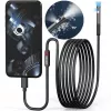 MBG Dual Lens Endoscope Inspection Camera 2m Cable 7 LEDs 2x Full HD Wi-Fi for iPhone Android
