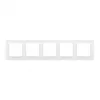 Kontakt Simon 10 White 5-Gang Frame