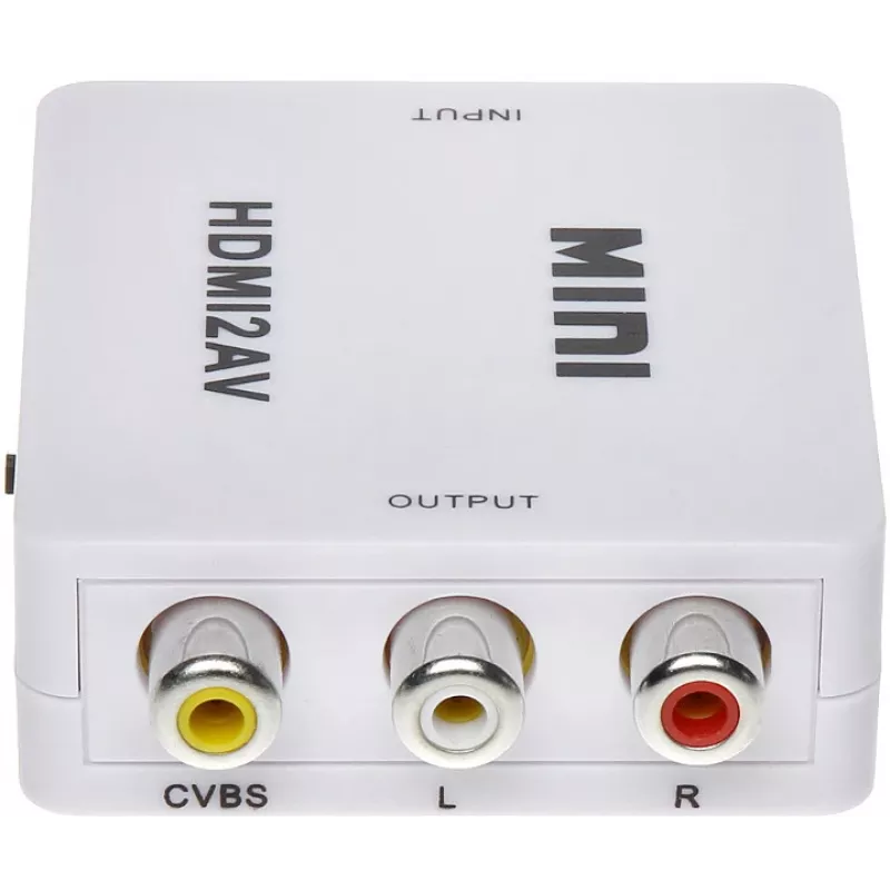 DELTA HDMI į AV keitiklis – juodas