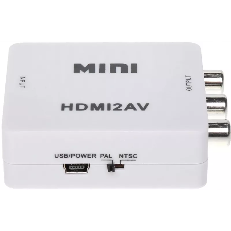 DELTA HDMI į AV keitiklis – juodas