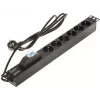 DELTA Power Strip 6 Outlets PD-6/R-1P Black 1.5m