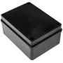 Hermetinė jungčių dėžutė 150x110x70mm IP65 halogenų neturinti juoda PAWBOL S-B316C