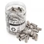 Spacetronik F-Type / IEC Koaksialinio Jungties Modulis - 100 vnt Balti