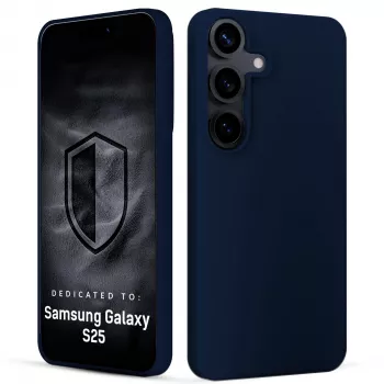 3MK PROTECTION Samsung Galaxy S25 - 3mk Hardy Mellow Case Dark Blue