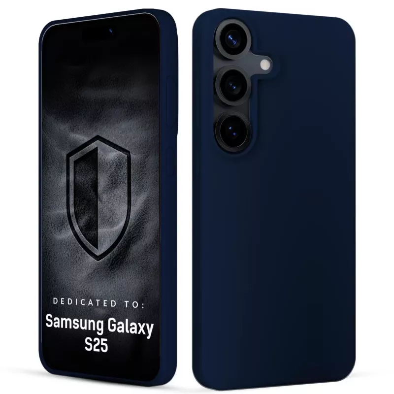 3MK PROTECTION Samsung Galaxy S25 - 3mk Hardy Mellow Case Dark Blue