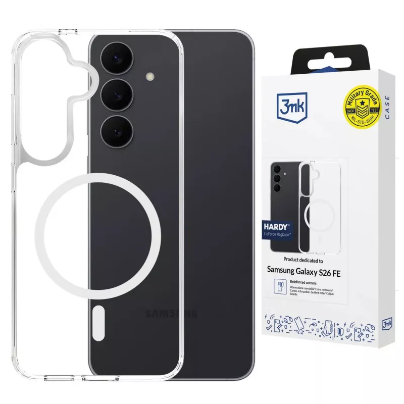 3MK PROTECTION Samsung Galaxy S26 FE - 3mk Hardy LiqForce MagCase Black