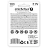 EVERACTIVE 16340 3.7V 700mAh Įkraunama Li-ion Baterija su Apsaugos Grandine (1 Vnt.)